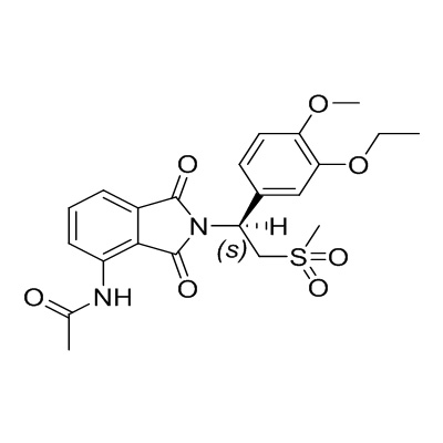 (+)-N-［2-［1(S)-(3-ethoxy-4-methoxyphenyl)-2-(methylsulfonyl) ethyl］-1,3-dioxo-2,3-dihydro-1H-isoindol-4 - யில் அசெட்டமைடு